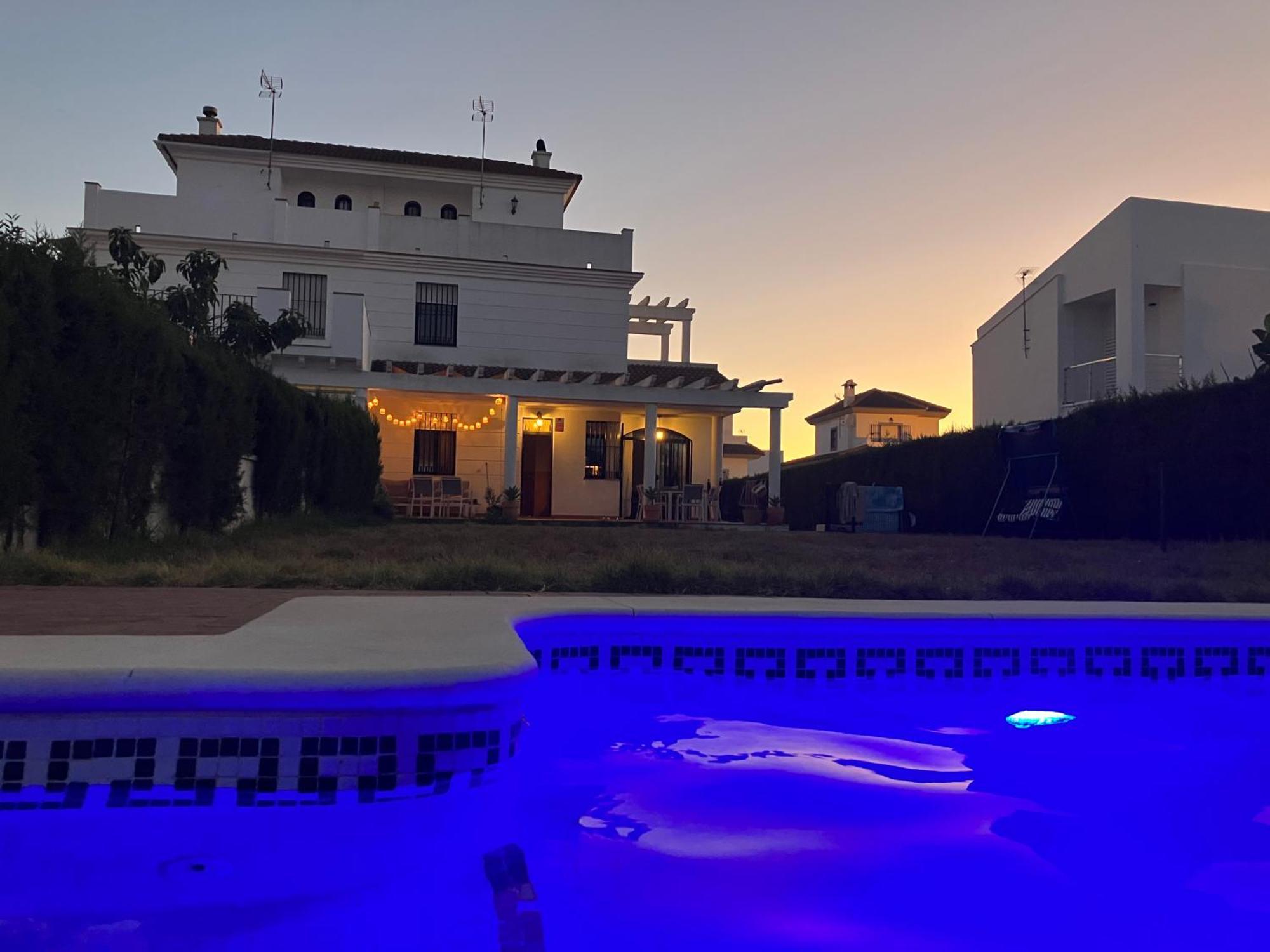 Holiday House With Private Pool, Costa De La Luz El Portil Zewnętrze zdjęcie