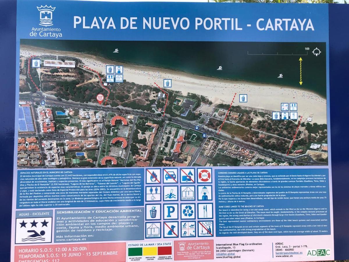 Holiday House With Private Pool, Costa De La Luz El Portil Zewnętrze zdjęcie